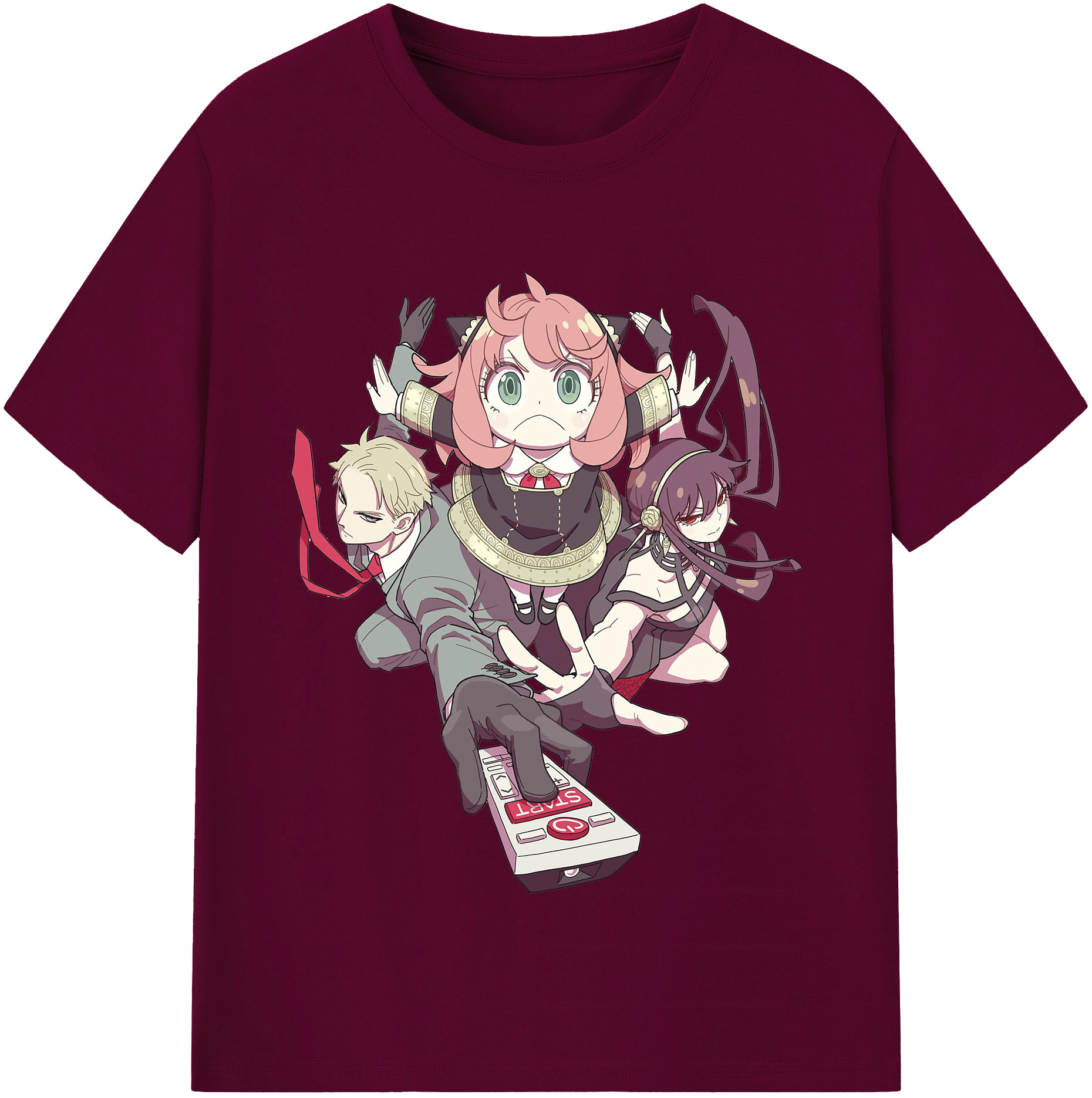 （画像用） SPY×FAMILY间谍家家酒 レディースカジュアルプリントTシャツ（綿100％）